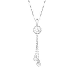 GIVA 925 Silver Elegance On The Rise Necklace| Gifts for Girlfriend, Gifts for Women & Girls| With Certificate of Authenticity and 925 Stamp | 6 Month Warranty